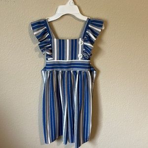 Girls size 6X Bonnie Jean ruffle sleeve dress.